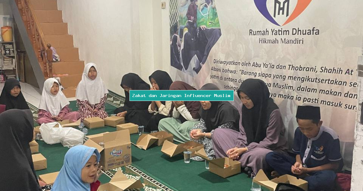 Zakat dan Jaringan Influencer Muslim